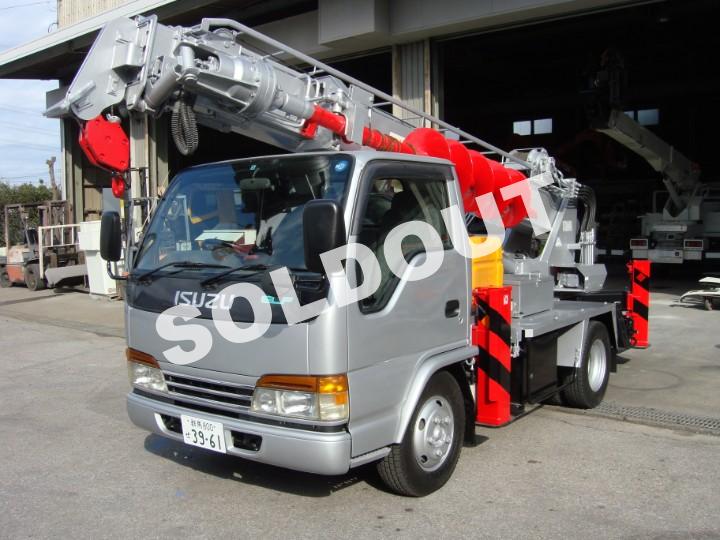 穴掘建柱車 中古 アイチコーポレーション D50A いすゞ 平成13年