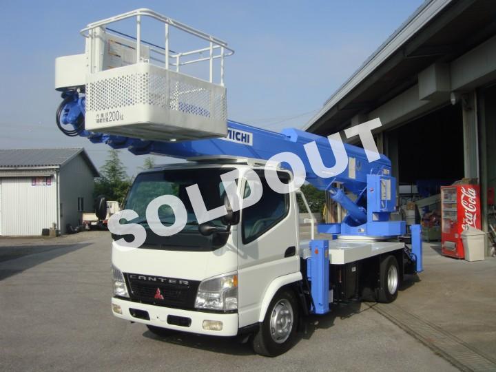 高所作業車 中古 22.1M アイチコーポレーション SK22A 三菱ふそう 平成15年