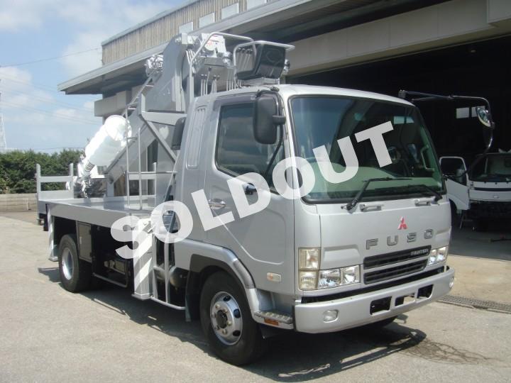 穴掘建柱車 中古 アイチコーポレーション D70A（2001年式）抜柱機 三菱ふそう