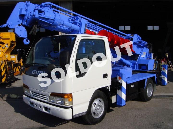 アイチコーポレーション 穴掘建柱車 中古 D502 いすゞ 平成10年