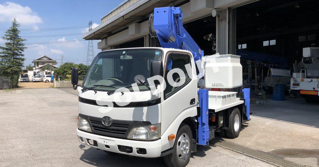 中古高所作業車No249 アイチコーポレーションSB12A高所作業車 H21トヨタ