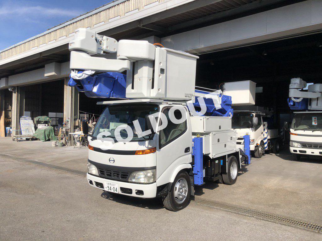 中古高所作業車No253 アイチコーポレーションSN15B 電工仕様14.6m高所作業車 サブエンジン仕様!