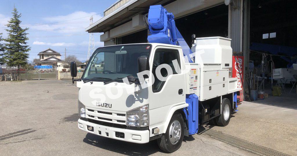 中古高所作業車No257 タダノTA-121TT 12m高所作業車 いすゞエルフ