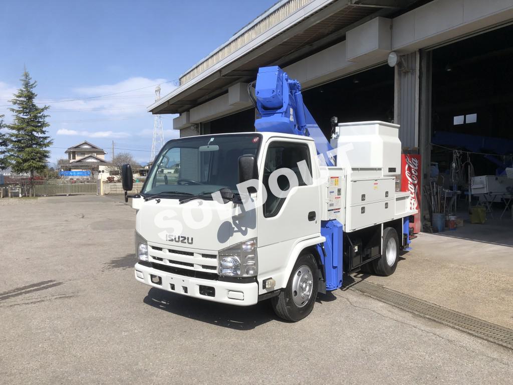 中古高所作業車No257 タダノAT-121TT 12m高所作業車 H25 いすゞエルフ