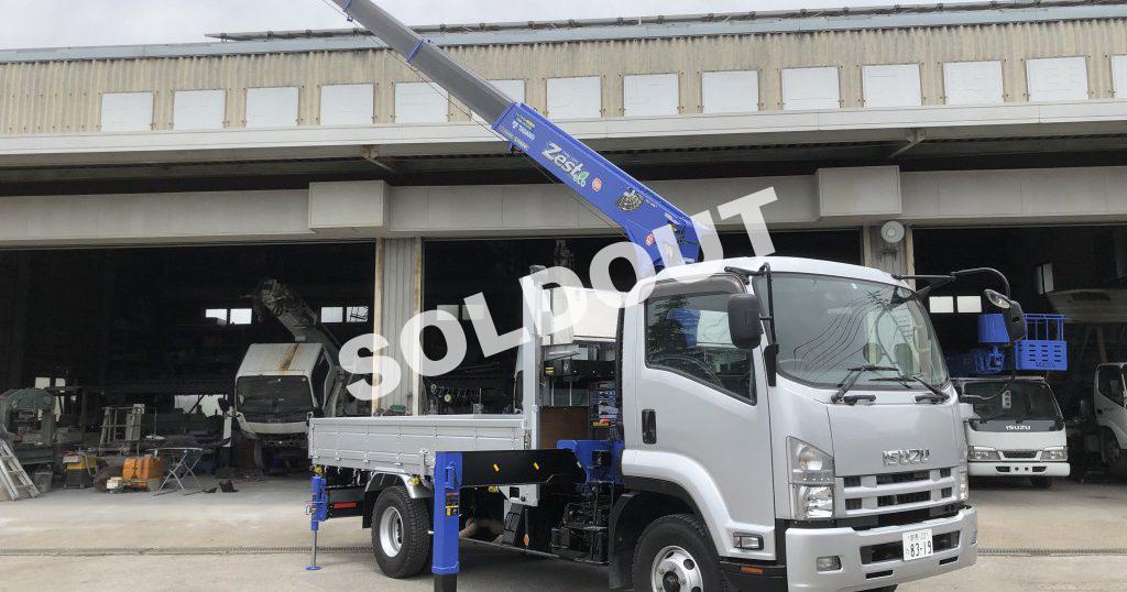 6段クレーン中古 中型No29 タダノ6段ラジコン付き中古 H24いすゞフォワード