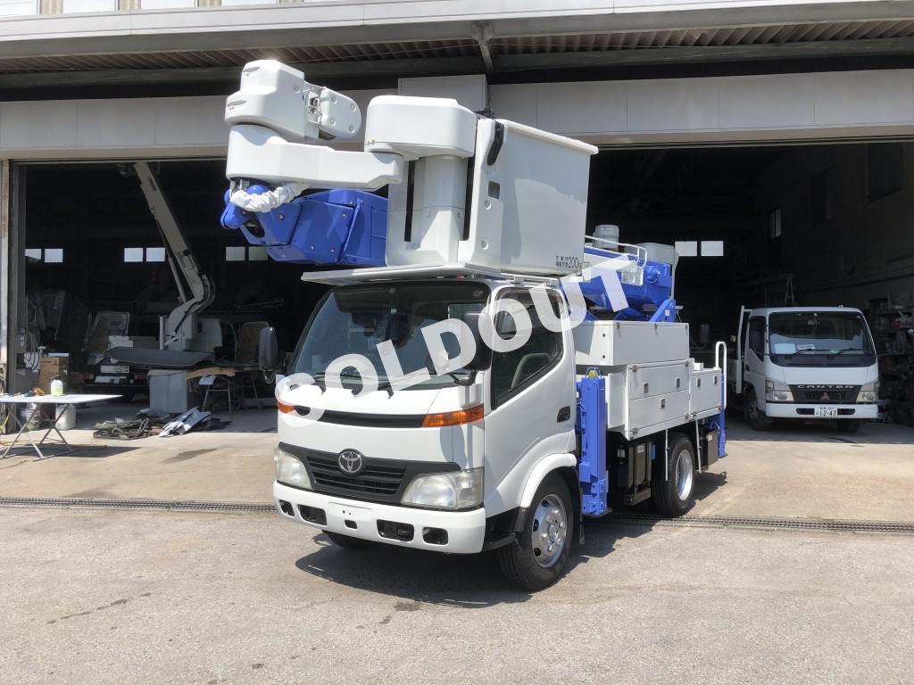 高所作業車中古No265 アイチコーポレーションSN15B 電工仕様14.6m高所作業車 サブエンジン仕様!H20トヨタ