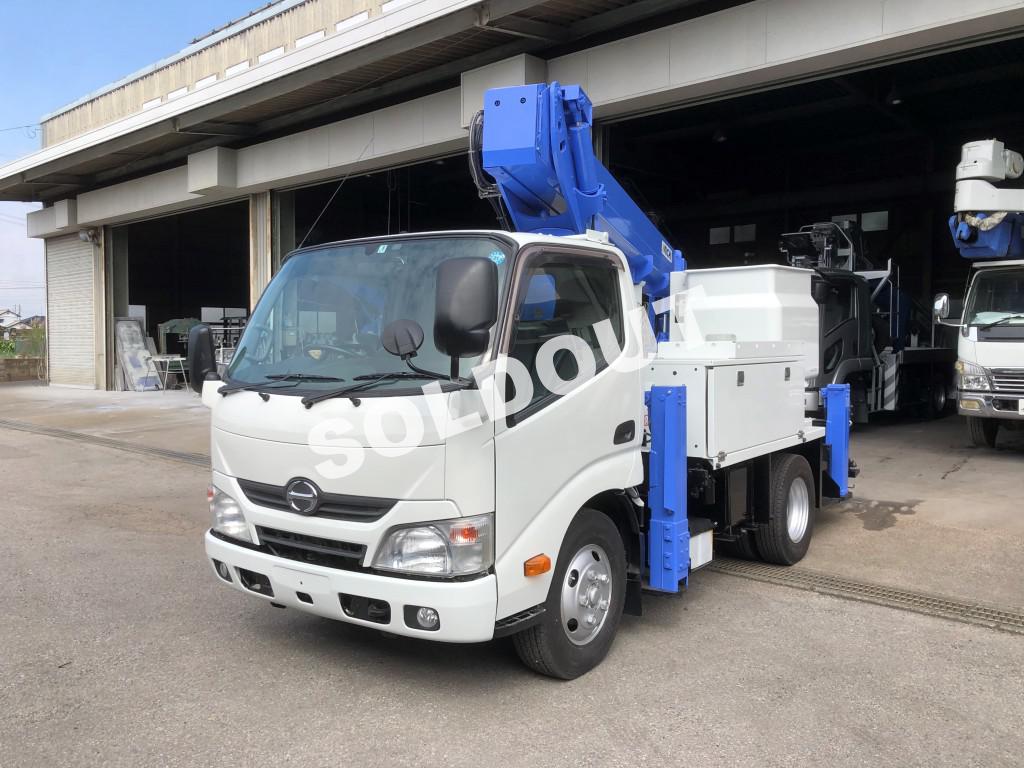 高所作業車中古No268 アイチコーポレーションSH12A 電工仕様12m高所作業車 H24日野デュトロ
