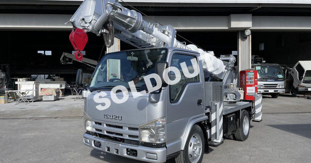 穴掘建柱車中古No273 タダノDT-620 いすゞエルフ穴掘建柱車