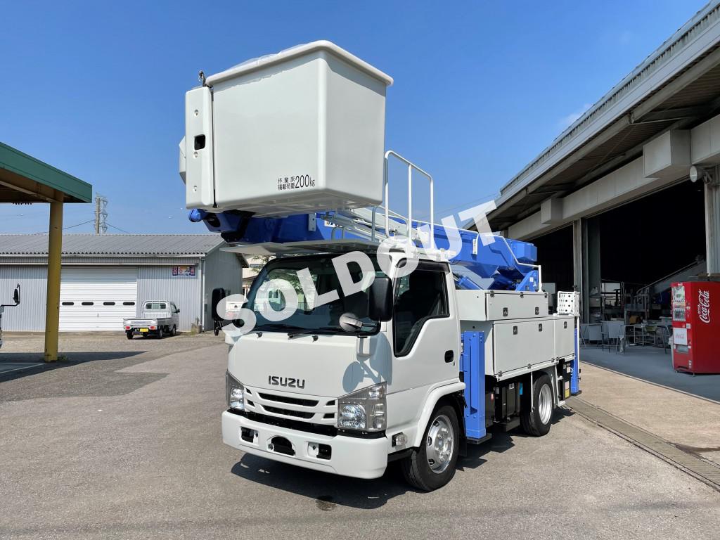 中古高所作業車No282 アイチコーポレーションSH15B 14.6m電工仕様高所作業車 H29いすゞエルフ