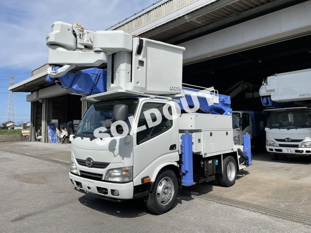 高所作業車 中古No288 アイチコーポレーションSN15B 電工仕様14.6m高所作業車 サブエンジン仕様!