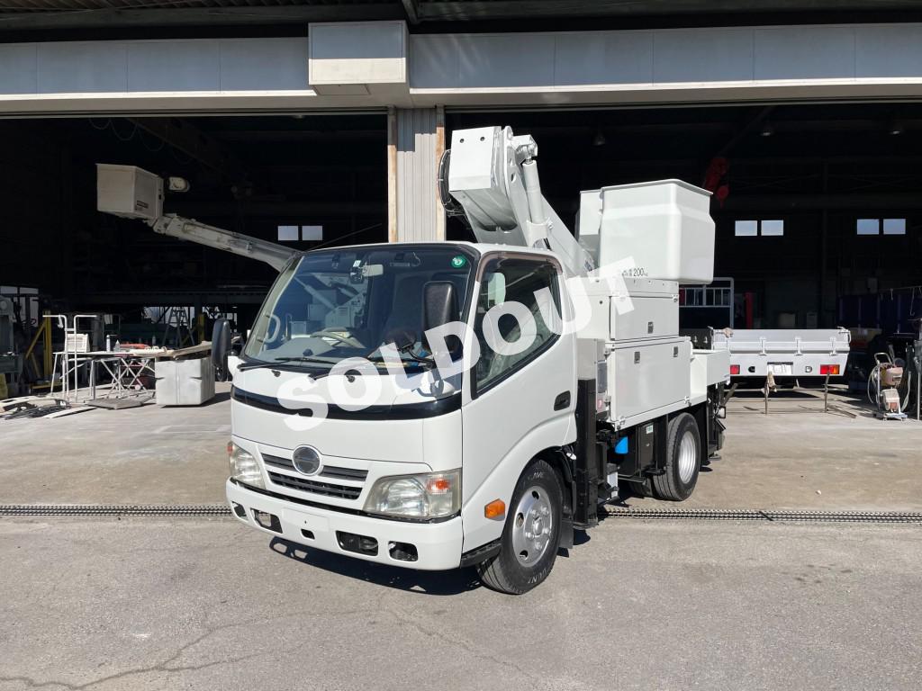 中古高所作業車No292 アイチコーポレーションSH11A 電工仕様11m高所作業車 サブエンジン付き!