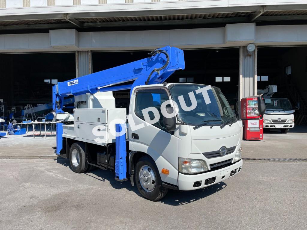 高所作業車 中古No295 アイチコーポレーションSB12A 12m高所作業車 H24日野デュトロ