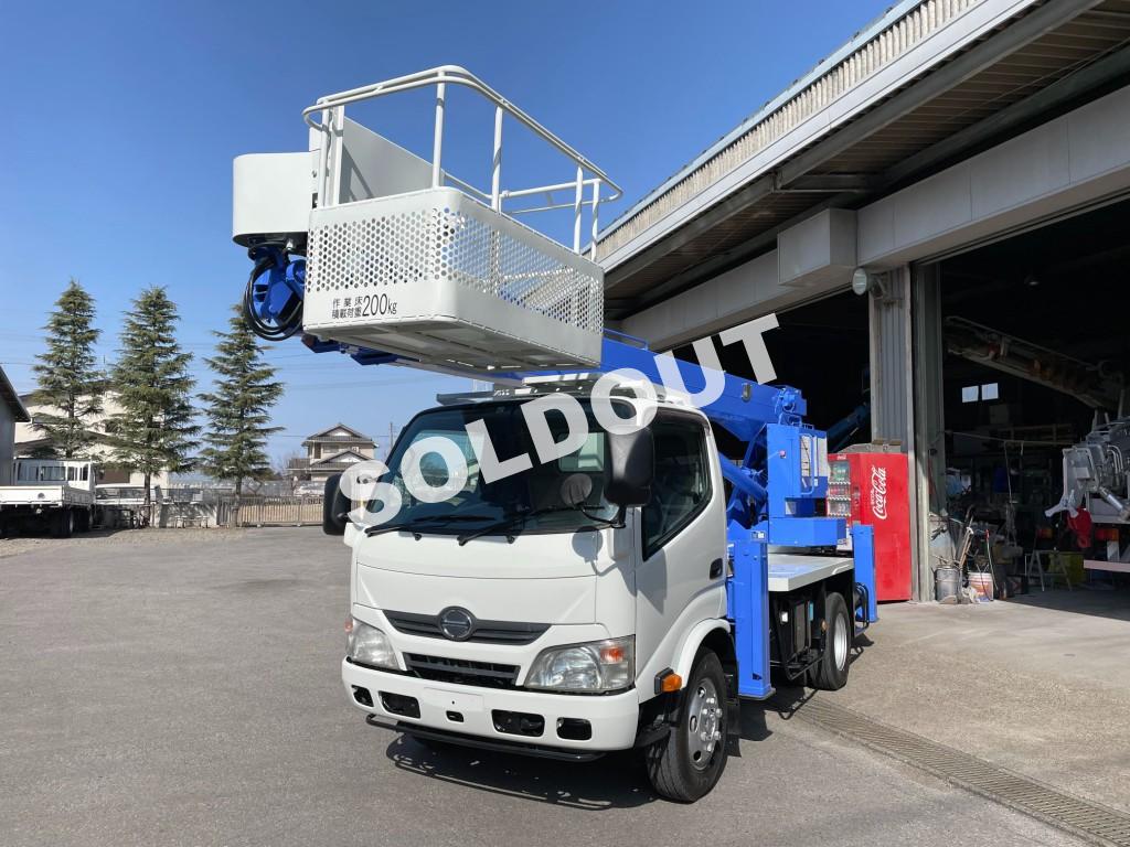 高所作業車 中古No296 アイチコーポレーションSK17A 17.1m高所作業車 H24 日野デュトロ