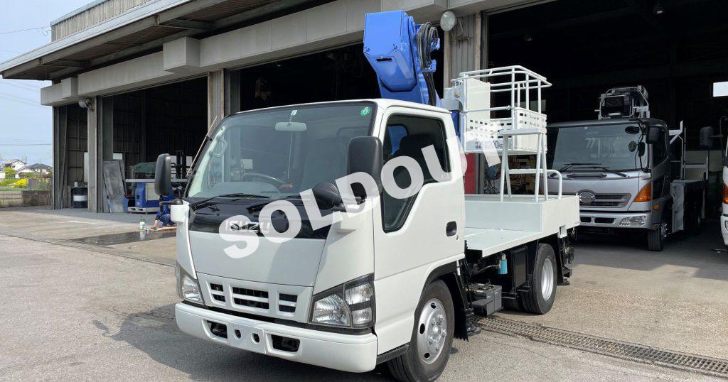 高所作業車中古No299アイチコーポレーションSS10A 9.7m高所作業車 H19いすゞエルフ