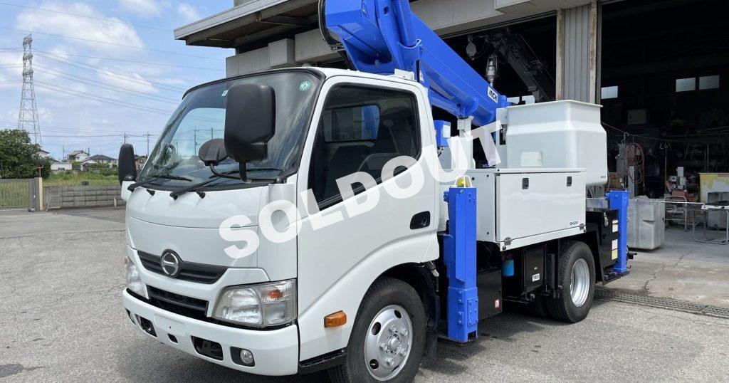 高所作業車中古No320 アイチコーポレーションSH12A 電工仕様12m高所作業車 H26日野デュトロ