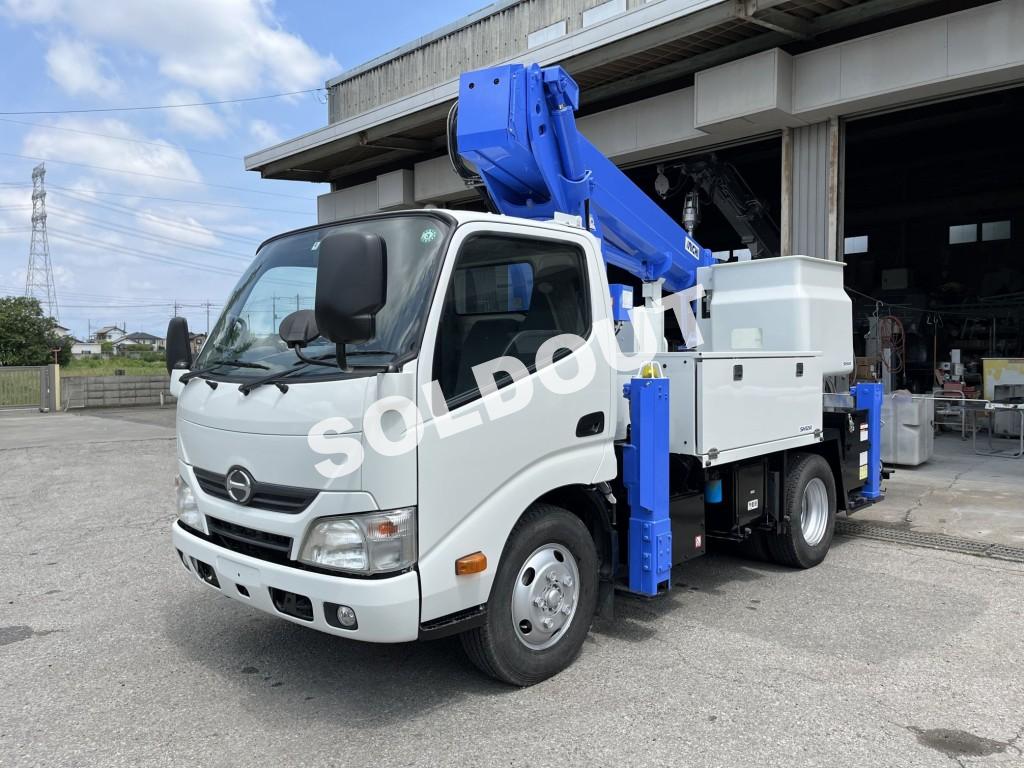 高所作業車中古No320 アイチコーポレーションSH12A 電工仕様12m高所作業車 H26日野デュトロ