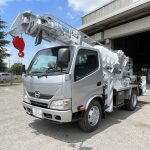 穴掘建柱車中古 No321 アイチコーポレーションD50A穴掘建柱車 H24 日野デュトロ 走行少！