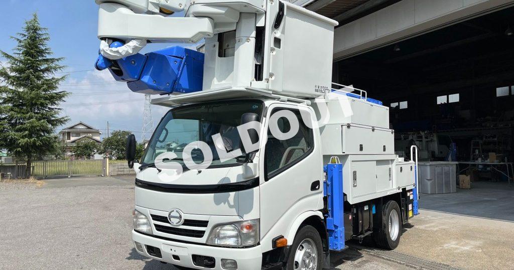 高所作業車 中古No324 アイチコーポレーションSN15B 電工仕様14.6m高所作業車 H23日野デュトロ