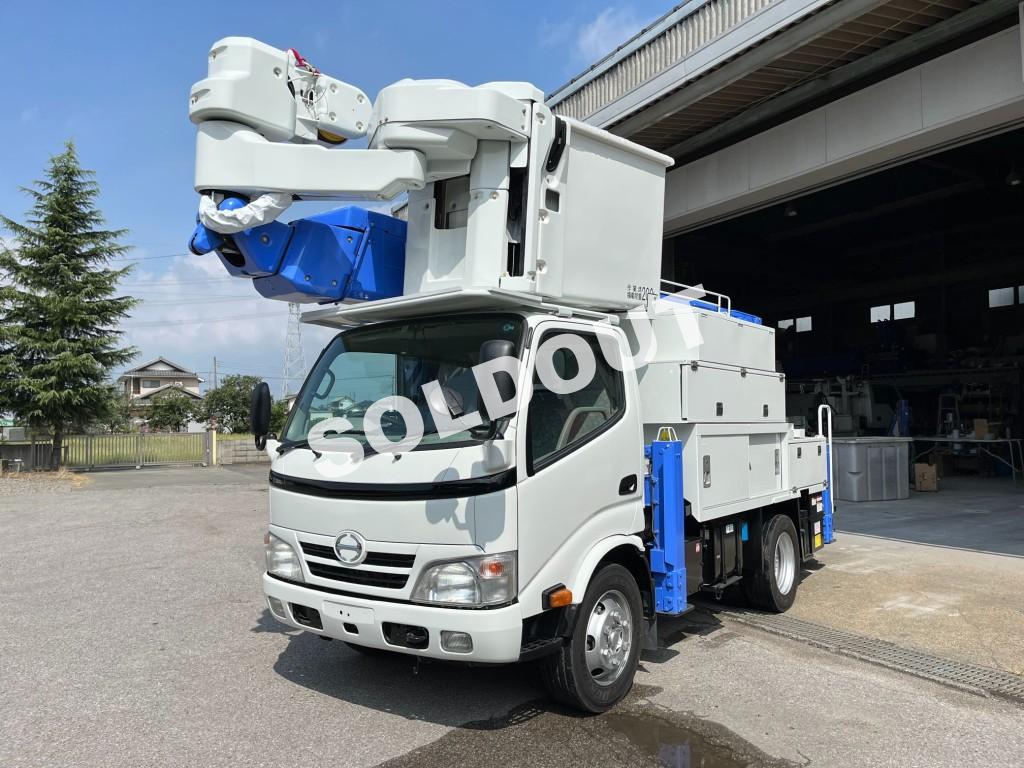 高所作業車 中古No324 アイチコーポレーションSN15B 電工仕様14.6m高所作業車 H23日野デュトロ