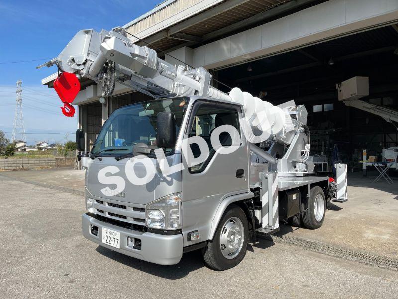 中古穴掘建柱車No326 タダノDT-620穴掘建柱車 H26 いすゞエルフ 走行少!