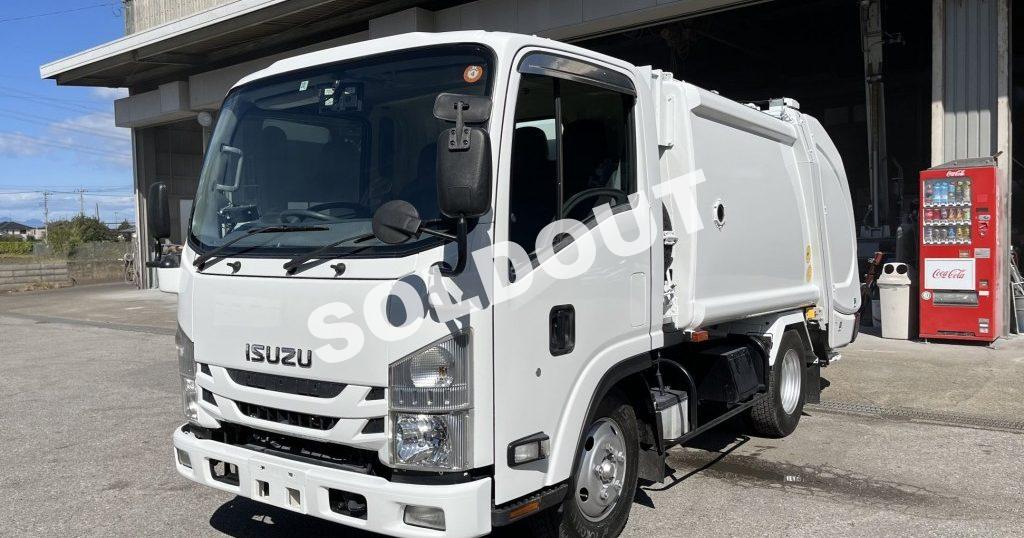 中古 プレスパッカー車No17 新明和 G-PXプレスパッカー車 4.2㎥ 連続スイッチ付き H29いすゞエルフ