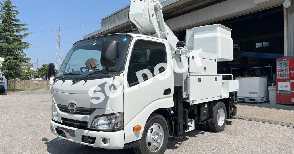高所作業車 中古No334 アイチコーポレーションSH11A 電工仕様11m高所作業車 H30日野デュトロ