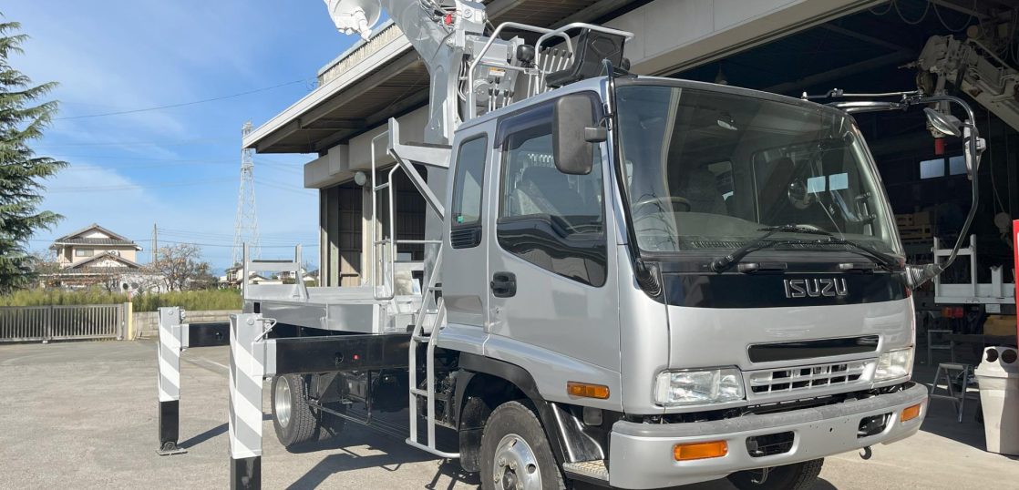 穴掘建柱車 中古No339 アイチコーポレーションD70A穴掘建柱車 H16いすゞフォワード