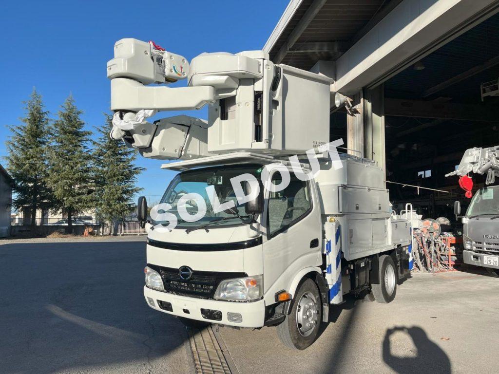 高所作業車 中古No341 アイチコーポレーションSN15B 電工仕様14.6m高所作業車 H23日野デュトロ