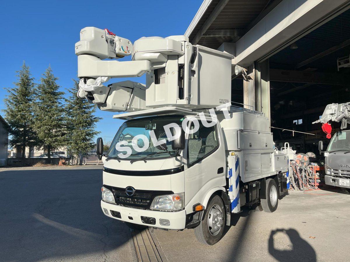 高所作業車 中古No341 アイチコーポレーションSN15B 電工仕様14.6m高所作業車 H23日野デュトロ