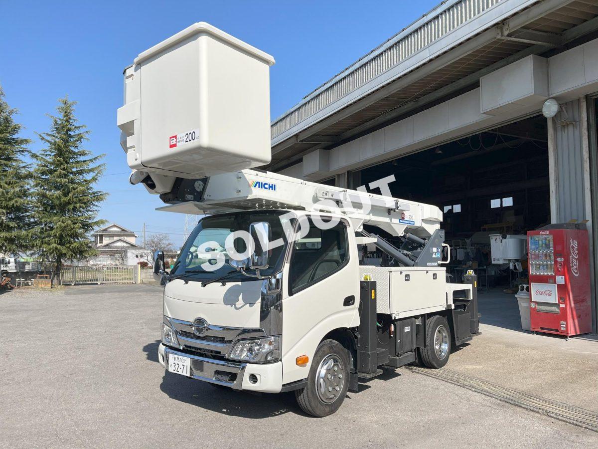 高所作業車 中古No345 アイチコーポレーション現行機種SH15C1FS 電工仕様14.6m高所作業車 R4.10月 日野デュトロ 走行少!