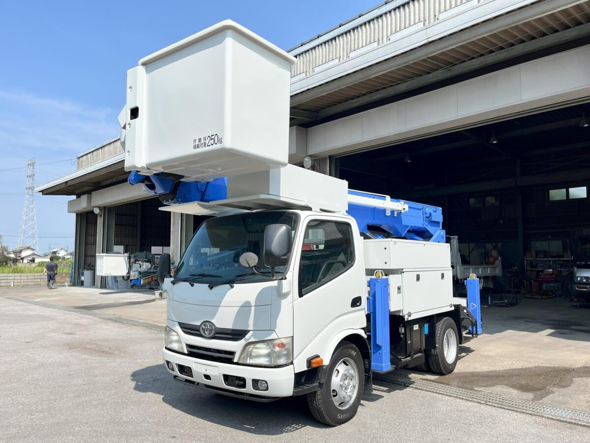 高所作業車 中古No348 アイチコーポレーションSH15B 電工仕様14.6m高所作業車　H24トヨタ　サブエンジン付き！