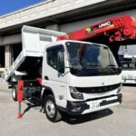 クレーン付ダンプNo57 ユニック4段クレーン付ワイドロングダンプ 登録済み未使用車 新車新品架装!