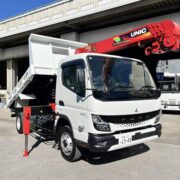 クレーン付ダンプNo57　ユニック4段クレーン付ワイドロングダンプ　登録済み未使用車　新車新品架装！