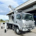 穴掘建柱車 中古No350 アイチコーポレーションD70A穴掘建柱車 H20いすゞフォワード 走行少！