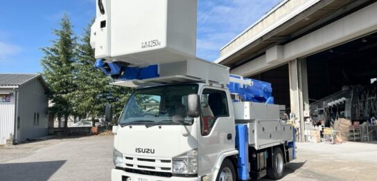 高所作業車 中古No351 アイチSH15B 電工仕様14.6m高所作業車　H24 いすゞエルフ　サブエンジン付き！