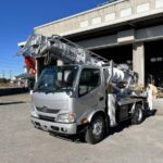 穴掘建柱車 中古No354　アイチコーポレーションD50A穴掘建柱車　H24トヨタ　オイルクーラー付き！