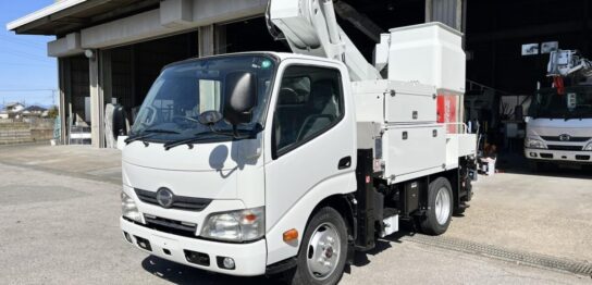 高所作業車 中古No357　アイチコーポレーションSH11A　電工仕様11m高所作業車 H26日野デュトロ 4WD車輛！