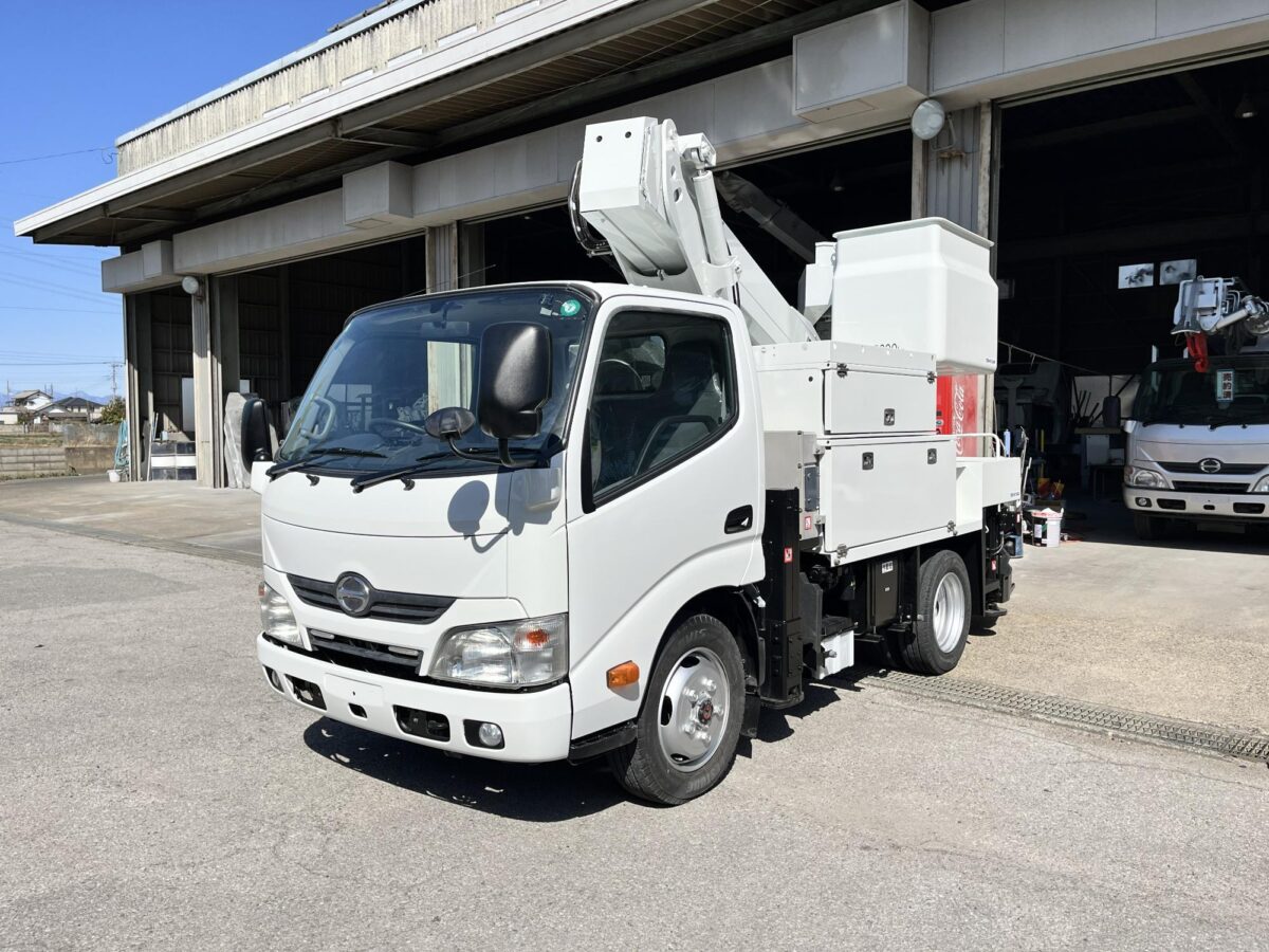 高所作業車 中古No357　アイチコーポレーションSH11A　電工仕様11m高所作業車 H26日野デュトロ 4WD車輛！